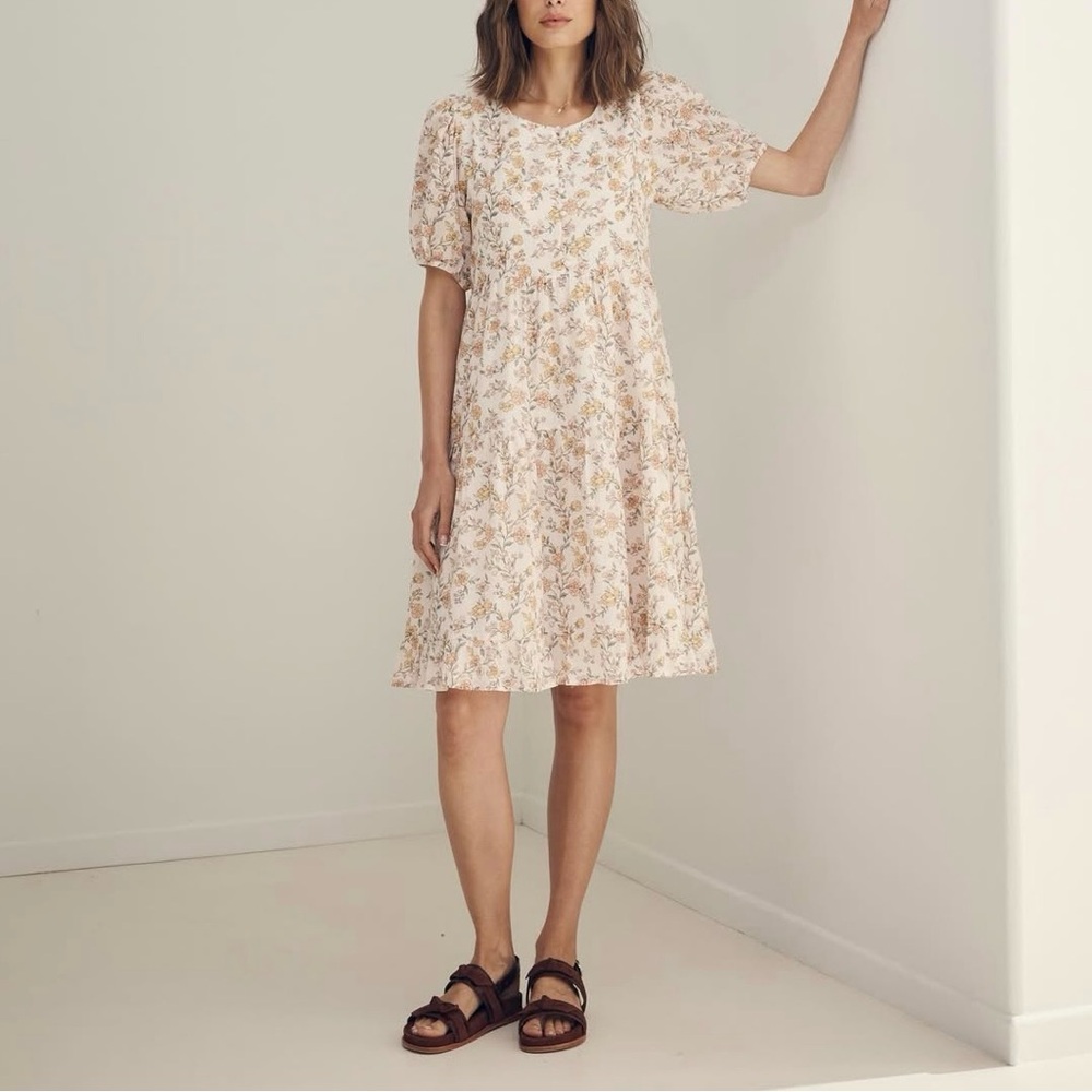 Oak Measow passion flower frill bottom dress